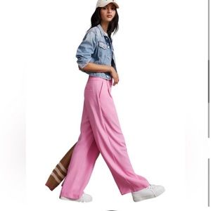 NWT Anthropologie Carnation Flared Trousers